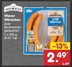 Wiener Würstchen Angebote von Hofmaier bei Netto Marken-Discount Ahlen für 2,49 €