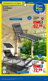 Offre Chaise Longue dans le catalogue Lidl du moment à la page 72