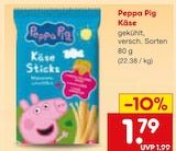Käse im Angebot bei Netto Marken-Discount in Ulm Käse Angebote von Peppa Pig bei Netto Marken-Discount Ulm für 1,79 €