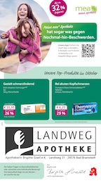 mea - meine apotheke Prospekt für Bad Bramstedt mit 4 Seiten mea - meine apotheke Prospekt für Bad Bramstedt: "Unsere Oktober-Angebote", 4 Seiten, 01.10.2025 - 31.10.2025