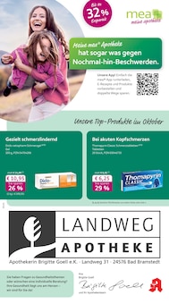 Aktueller mea - meine apotheke Prospekt (Bad Bramstedt, 4 Seiten zum blättern mea - meine apotheke Prospekt Unsere Oktober-Angebote mit 4 Seiten