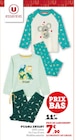 Pyjama enfant - U essentiel dans le catalogue Hyper U