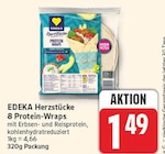 8 Protein-Wraps von EDEKA Herzstücke für 1,49 € bei EDEKA im Angebot 8 Protein-Wraps von EDEKA Herzstücke im aktuellen EDEKA Prospekt