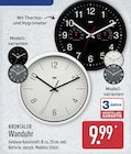 Wanduhr Modell Weiß Angebote von KRONTALER bei ALDI Nord Dorsten für 9,99 €