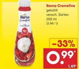 Aktuelle Rama Angebote bei Netto Marken-Discount in Koblenz Aktuelles Cremfine Angebot bei Netto Marken-Discount in Koblenz ab 0,99 €