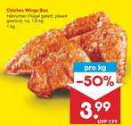 Aktuelle Hähnchen Angebote bei Netto Marken-Discount in Gelsenkirchen Aktuelles Chicken Wings Box Angebot bei Netto Marken-Discount in Gelsenkirchen ab 3,99 €