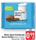 Schokolade Alpenmilch Angebote von Ritter Sport bei EDEKA Rottenburg für 0,99 €