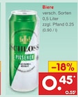 Aktuelle Bier Angebote bei Netto Marken-Discount in Neumünster Aktuelles Schloss Pilsener Angebot bei Netto Marken-Discount in Neumünster ab 0,45 €