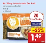 Instantnudeln 5er Pack Angebote von Mr. Wang bei Netto Marken-Discount Rheine für 1,49 €