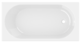 Baignoire droite "caspia" en promo chez Brico Dépôt Vitry-sur-Seine à 79,00 €