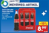 Coca-Cola Angebote von Coca-Cola bei Netto Marken-Discount Lüneburg für 8,99 €