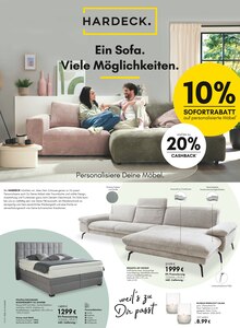 Sofa im HARDECK Prospekt "Personalisiere deine Möbel" mit 4 Seiten (Solingen (Klingenstadt))