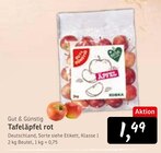 Aktuelle Äpfel Angebote bei Konsum in Dresden Aktuelles Tafeläpfel rot Angebot bei Konsum in Dresden ab 1,49 €