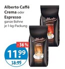 Caffé Crema im V-Markt Prospekt Caffé Crema von Alberto im aktuellen V-Markt Prospekt für 11,99 €