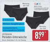 Perioden-Unterwäsche Maxislip von UP2FASHION im aktuellen ALDI Nord Prospekt