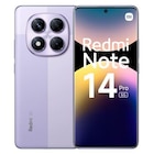 Smartphone Xiaomi Redmi Note 14 Pro 667" 5G Double Nano SIM 256 Go Violet lavande dans le catalogue Fnac