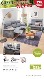 Aktueller Polstermöbel Fischer Prospekt mit Sofa, "GREEN-SHOPPING-WEEKS", Seite 4