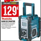 Radio de Chantier - MAKITA en promo chez Batkor Radio de Chantier - MAKITA dans le catalogue Batkor