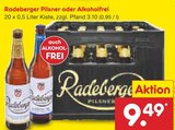 Pilsner Angebote von Radeberger bei Netto Marken-Discount Delitzsch für 9,49 €