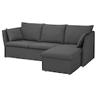 Aktuelles 3er-Sofa mit Récamiere Hallarp grau Hallarp grau Angebot bei IKEA in Bonn ab 599,00 €