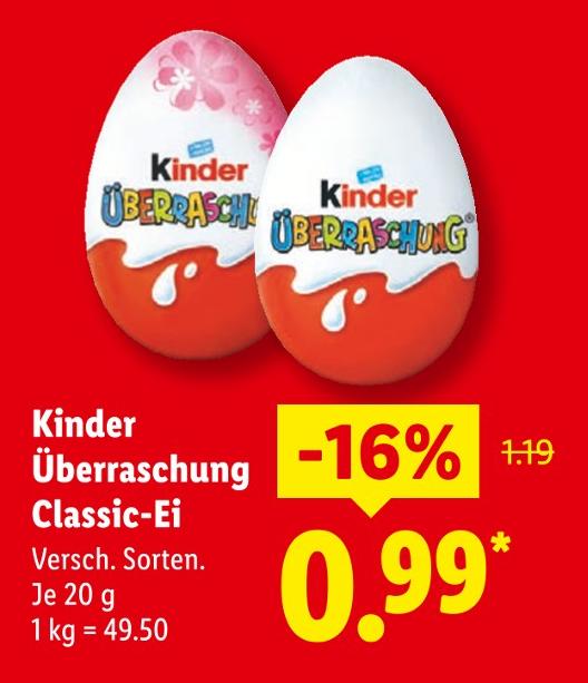 Überraschung Classic-Ei