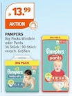 Big Packs Windeln oder Pants Angebote von PAMPERS bei Müller Offenburg für 13,99 €