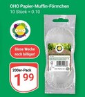 Papier-Muffin-Förmchen Angebote von OHO bei GLOBUS Braunschweig für 1,99 €