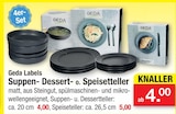 Suppen- und Dessertteller Angebote von Geda Labels bei Zimmermann Göttingen für 4,00 €