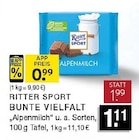 Bunte Vielfalt Alpenmilch Angebote von Ritter Sport bei E center Düsseldorf für 0,99 €