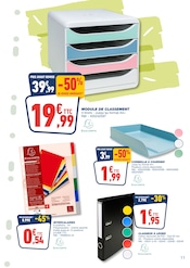 D'autres offres dans le catalogue "JUSQU’À 60% DE RÉDUCTION" de Bureau Vallée à la page 11