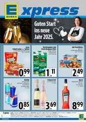 Aktueller E xpress Supermarkt Prospekt in Buch und Umgebung, "Guten Start ins neue Jahr 2025." mit 4 Seiten, 30.12.2024 - 04.01.2025