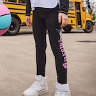 Legging coton Hello Kitty Kuromi noir fille en promo chez La Halle Caen à 10,99 €