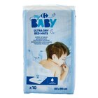 Alèses absorbante Jetables - CARREFOUR BABY en promo chez Carrefour Market Alèses absorbante Jetables - CARREFOUR BABY dans le catalogue Carrefour Market