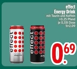 Energy Drink im EDEKA Prospekt Energy Drink von effect im aktuellen EDEKA Prospekt für 0,69 €