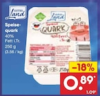 Speisequark Angebote von Gutes Land bei Netto Marken-Discount Kassel für 0,89 €