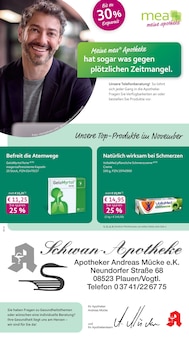 mea - meine apotheke Prospekt der KW 47 "Unsere November-Angebote" Aktueller mea - meine apotheke Prospekt "Unsere November-Angebote" Seite 1 von 4 Seiten