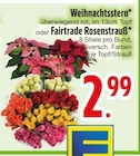 Weihnachtsstern oder Fairtrade Rosenstrauß Angebote bei EDEKA Heidenheim für 2,99 €