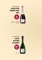 Promos Champagne Brut Rosé dans le catalogue "Les bons prix Nicolas" de Nicolas à la page 14