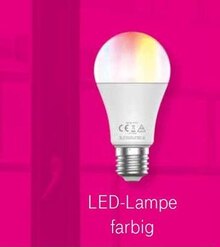 Magenta SmartHome LED-Lampe farbig bei Telekom Shop in Dresden Magenta SmartHome LED-Lampe farbig im Angebot bei Telekom Shop Dresden für 1,00 €