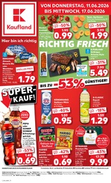 Kaufland Prospekt "Hier bin ich richtig", 50 Seiten, 11.06.2026 - 11.06.2026 Aktueller Kaufland Prospekt, "Hier bin ich richtig", mit Angeboten der Woche, gültig von 11.06.2026 bis 11.06.2026