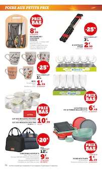 Promotion Table Cuisine dans le prospectus Hyper U, valable du 09/09/2025 au 21/09/2025 Promo Table Cuisine dans le catalogue Hyper U du moment à la page 36