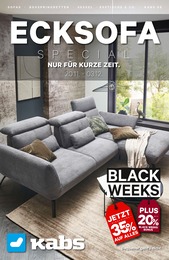 Kabs Prospekt für Wallenhorst mit 14 Seiten Kabs Prospekt für Wallenhorst: "ECKSOFA SPECIAL!", 14 Seiten, 20.11.2023 - 03.12.2023