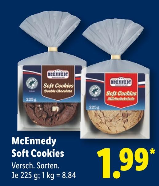 Soft Cookies Milchschokolade