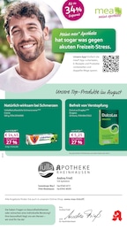mea - meine apotheke Prospekt für Rust mit 4 Seiten mea - meine apotheke Prospekt für Rust: "Unsere August-Angebote", 4 Seiten, 01.08.2026 - 31.08.2026
