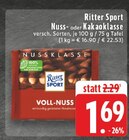 Aktuelle Ritter Sport Angebote bei E center in Mönchengladbach Aktuelles Nussklasse Angebot bei E center in Mönchengladbach ab 1,69 €