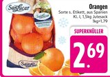Orangen im EDEKA Prospekt Orangen von SanLucar im aktuellen EDEKA Prospekt für 2,69 €