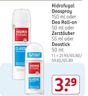 Aktuelles Deospray oder Deo Roll-on ode Deostick Angebot bei Rossmann in Hannover ab 3,29 €