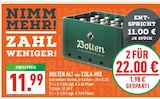 Aktuelle Cola Angebote bei Marktkauf in Düsseldorf Aktuelles Alt Angebot bei Marktkauf in Düsseldorf ab 11,99 €