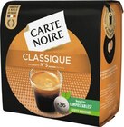 Dosettes café Classique Intensité n° 5 - CARTE NOIRE en promo chez Casino Supermarchés Plaisir à 3,05 €