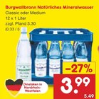 Aktuelle Wasser Angebote bei Netto Marken-Discount in Dortmund Aktuelles Natürliches Mineralwasser Angebot bei Netto Marken-Discount in Dortmund ab 3,99 €